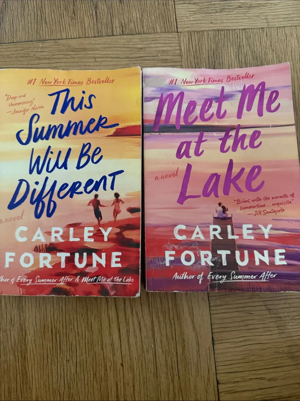 Carley Fortune’s This Summer will be Different and Meet me at the Lake Paperback